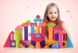 Bloques de construcción EVA suaves para bebés – Juguete educativo