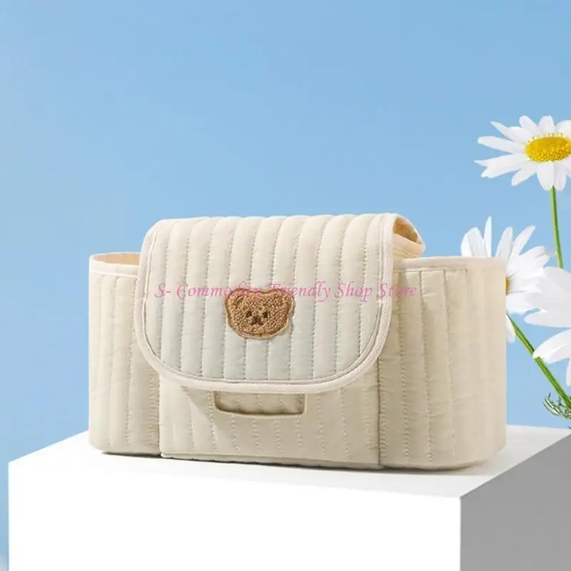 Bolsa colgante con bolsillos para cochecito de gran capacidad - imagen 3
