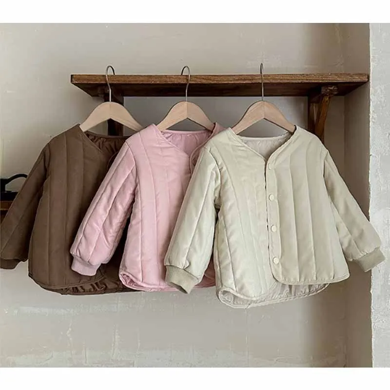 Chaqueta de plumón ligera con cuello redondo cálida para invierno - imagen 3
