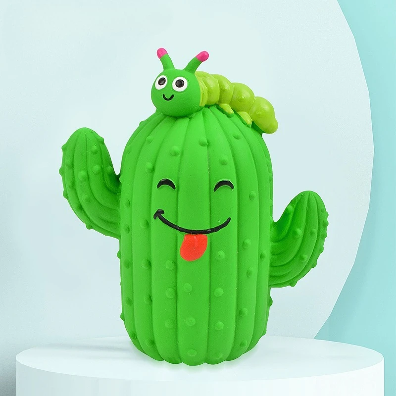 Juguete masticable de cactus para higiene dental de perros - imagen 5