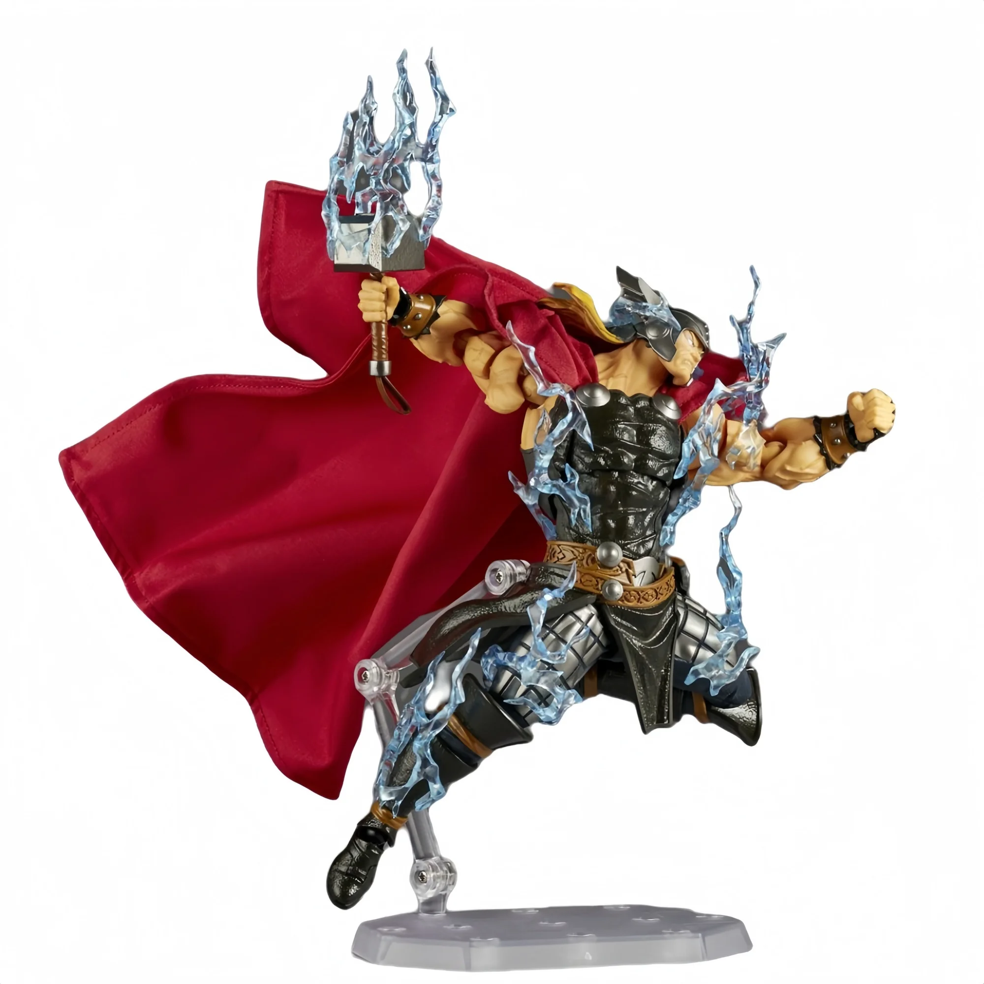 Detalle de la figura de Thor con diseño de Marvel Avengers