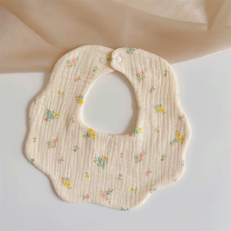 Babero impermeable de gasa para bebé – Dibujo animado - imagen 3