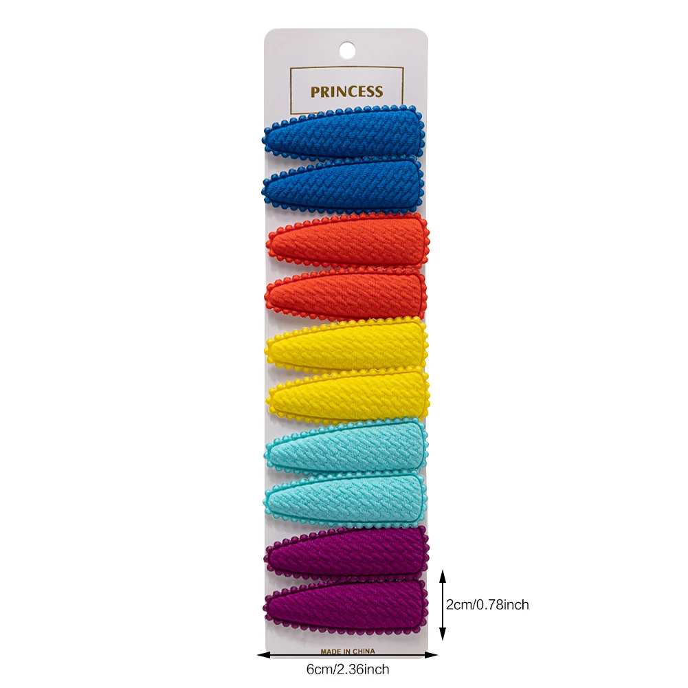Pinzas tipo bala con lazo floral para niña – pack de 10 piezas - imagen 4