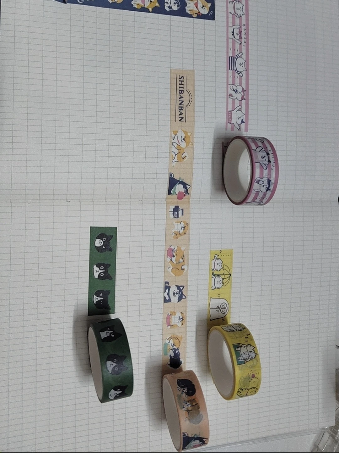 Set de manualidades con cinta washi de gatos y animales - imagen 5