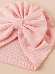 Gorro turbante con lazo para bebé niña, suave y transpirable cada día