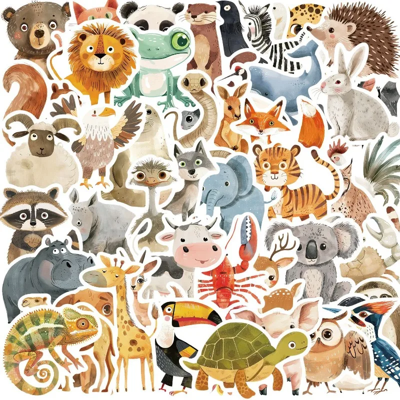 Pegatinas infantiles de animales graffiti resistentes al agua para DIY - imagen 5