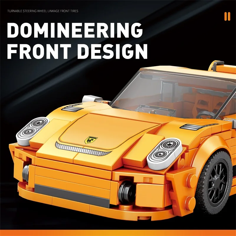 Kit de bloques de construcción coche deportivo para niños - imagen 5