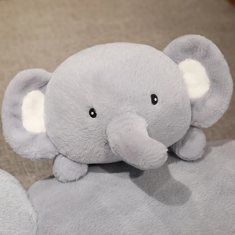Peluche elefante almohada suave de dibujos animados para regalo - imagen 3