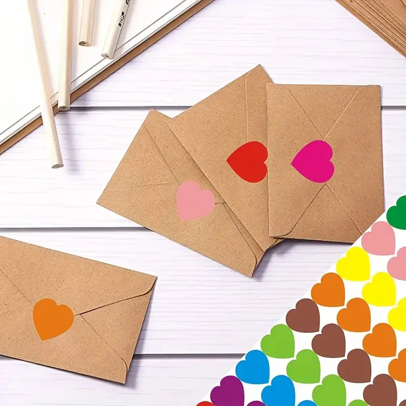 Pegatinas de puntos con corazón para niños - imagen 3