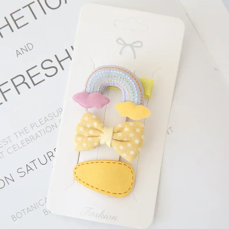 Pinzas para el cabello bebé lazo princesa – Set accesorios suaves
