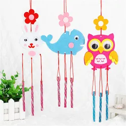 Kit campanas de viento DIY infantil con pegatinas – Manualidad artesanal
