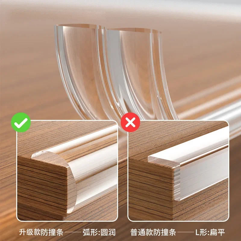 Protector anticolisión autoadhesivo transparente para mesas y sillas - imagen 2