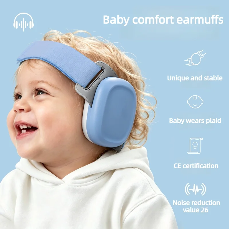 Auriculares con cancelación de ruido para bebés: orejeras ajustables con reducción sonora - imagen 3
