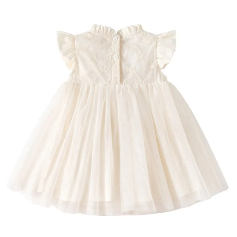 Vestido de verano sin mangas para bebé niña – Princesa en malla - imagen 2