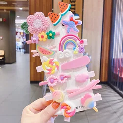 Pasadores con lazo floral para bebés – Lindos accesorios cabello niñas