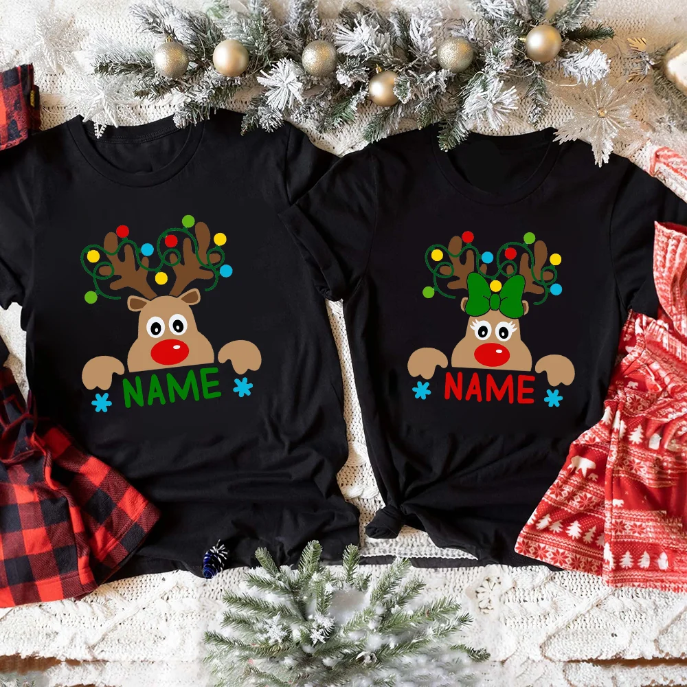 Diseño gráfico de reno Navideño