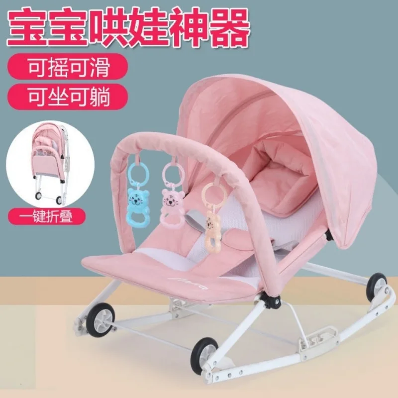 Mecedora plegable de bebé con función silla para calmar - imagen 5