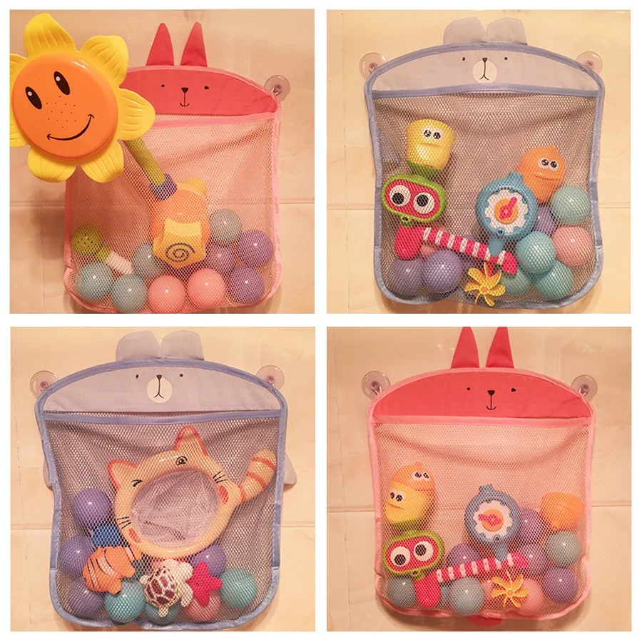 Bolsa de malla con ventosas para juguetes de baño del bebé - imagen 5