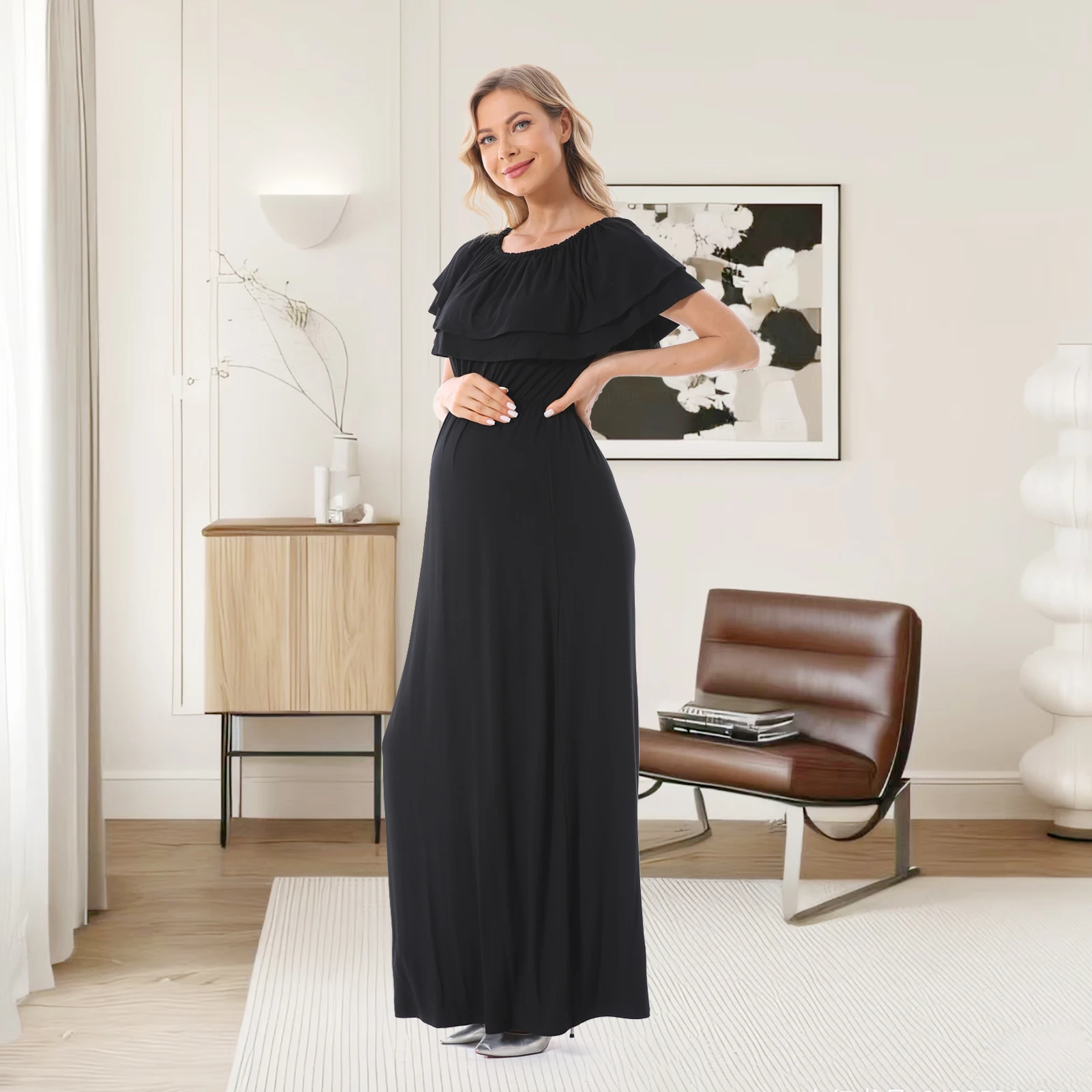 Vestido largo Emotion Moms para maternidad
