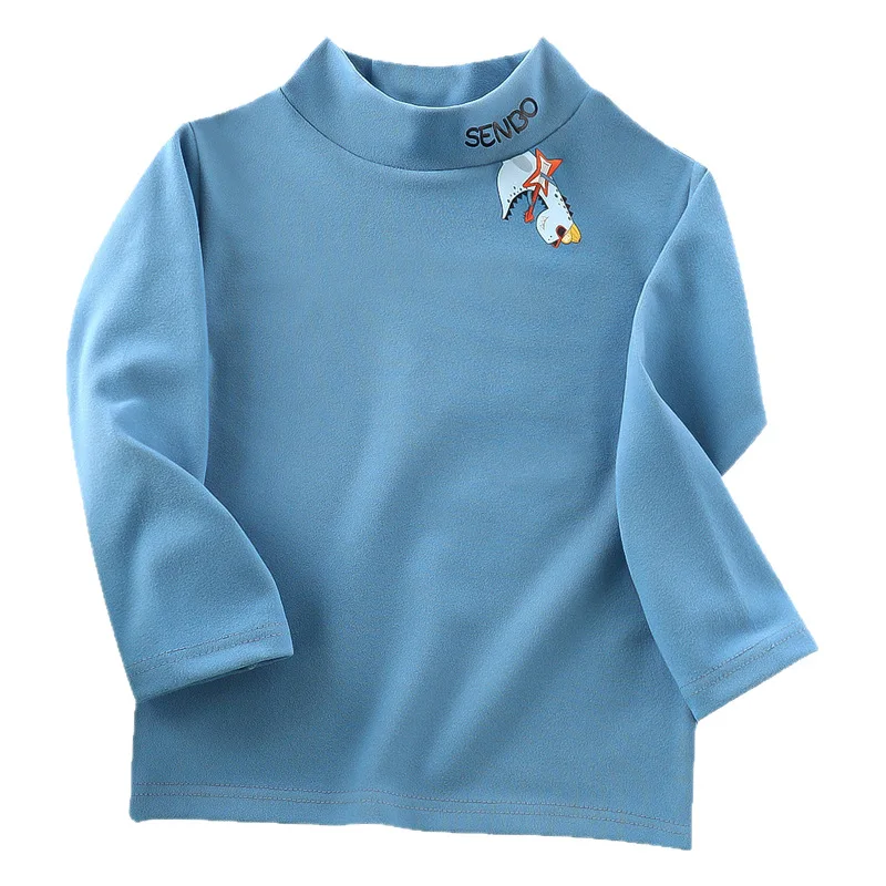 Camiseta de cuello alto para niña de manga larga primavera-otoño - imagen 5