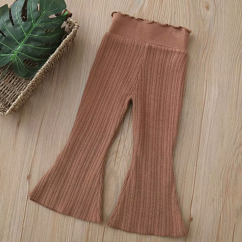 Milangel Pantalones pierna ancha en punto para niño otoño - imagen 5