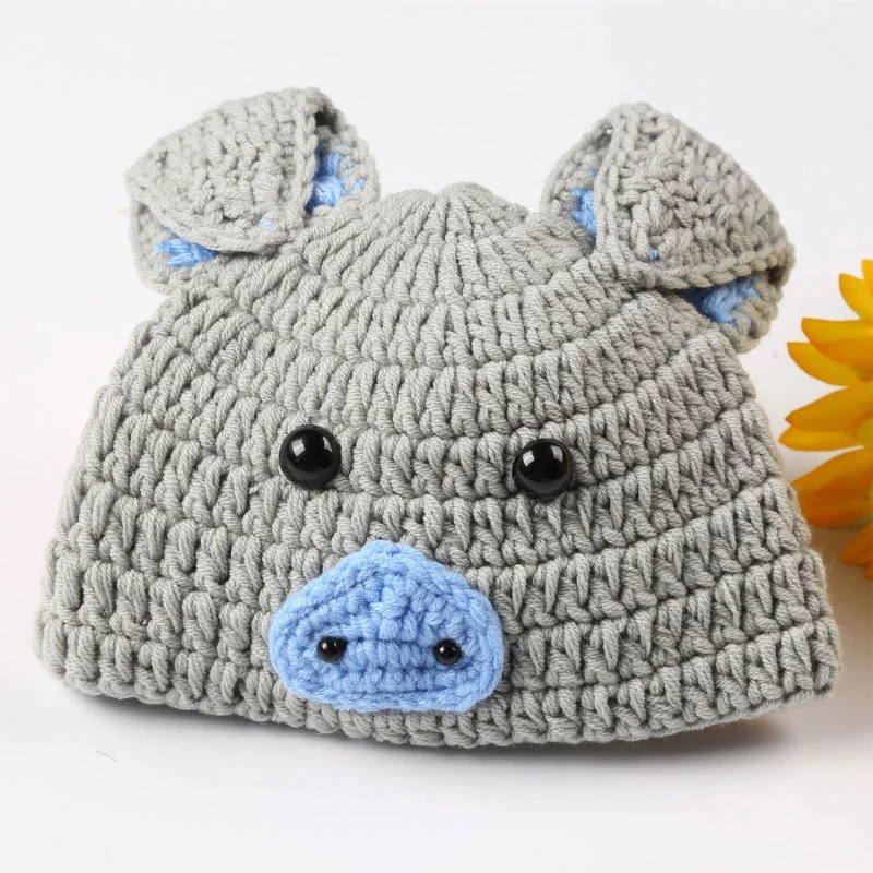 Conjunto ropa fotos bebé recién nacido – Gorro ganchillo