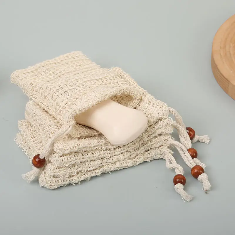 Bolsa exfoliante de malla para jabón en la ducha, ahorro de espuma - imagen 2