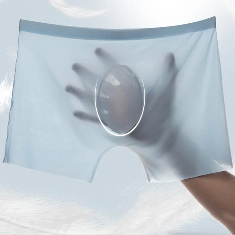 Boxer seda helada sin costuras para hombre – Transpirable ultrafino - imagen 5