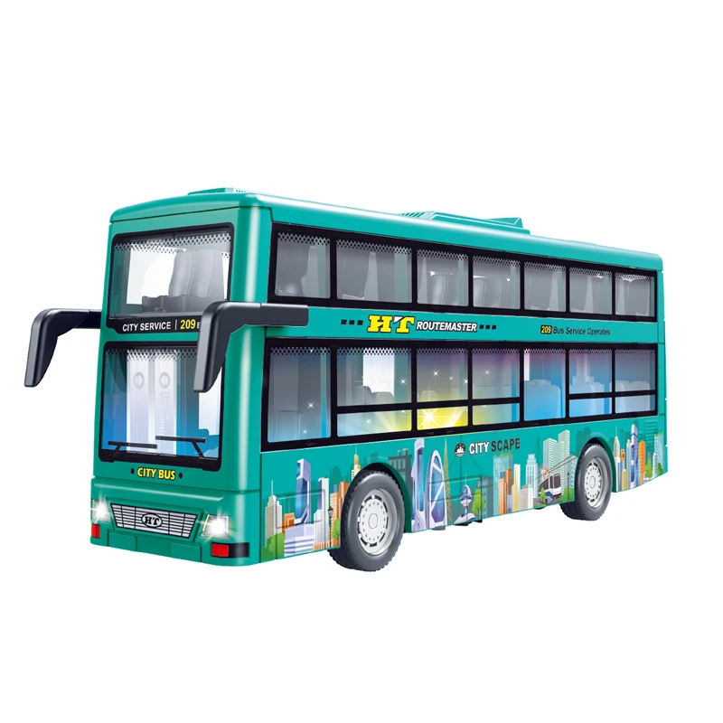 Autobús de dos pisos - detalles de color