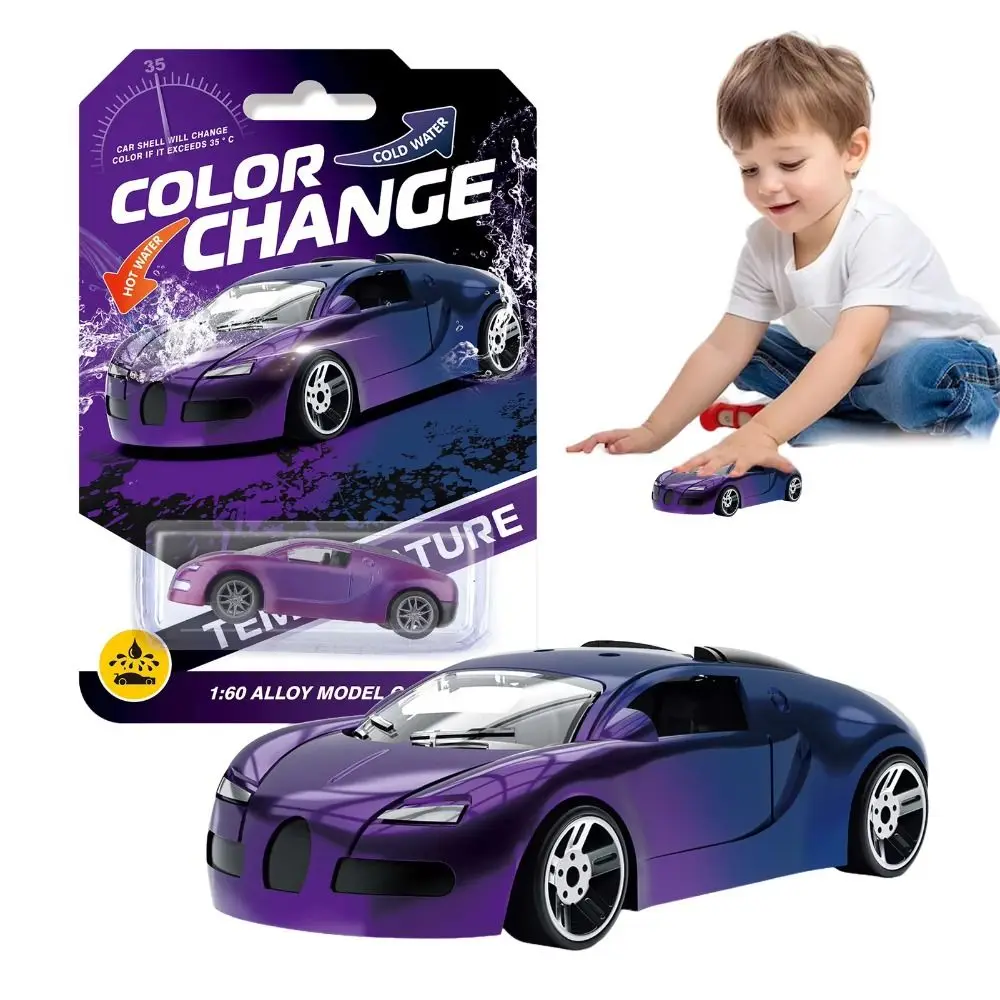 Coche de juguete con cambio de color por temperatura, resistente - imagen 2