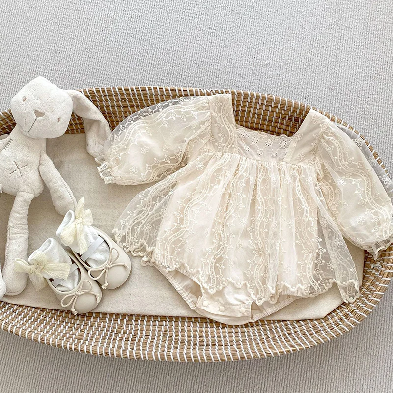 Milangel vestido de princesa para bebé manga larga - imagen 2