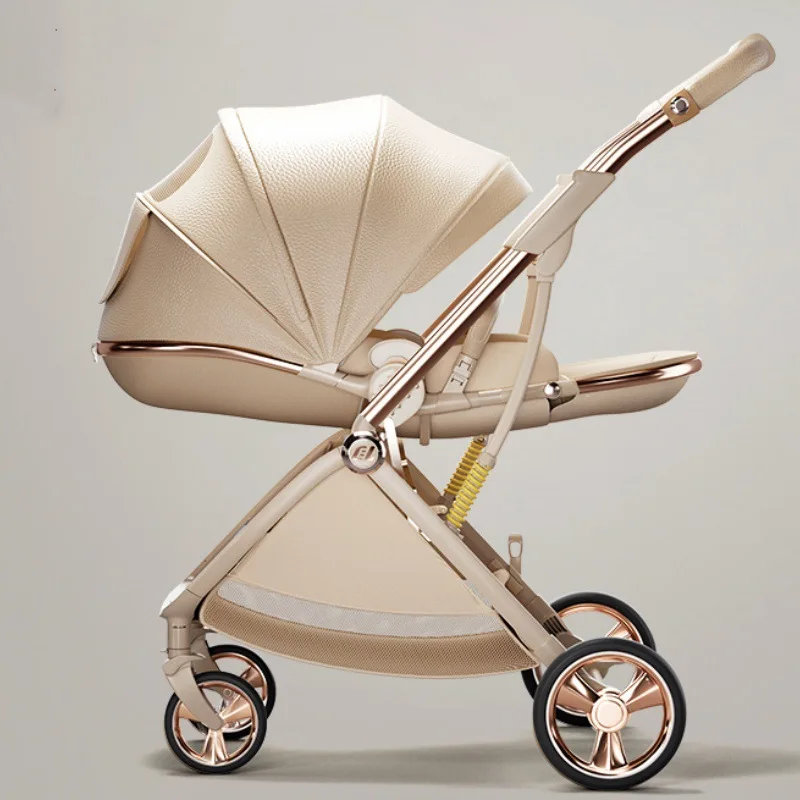 Cochecito de bebé ligero reclinable plegable bidireccional - imagen 5