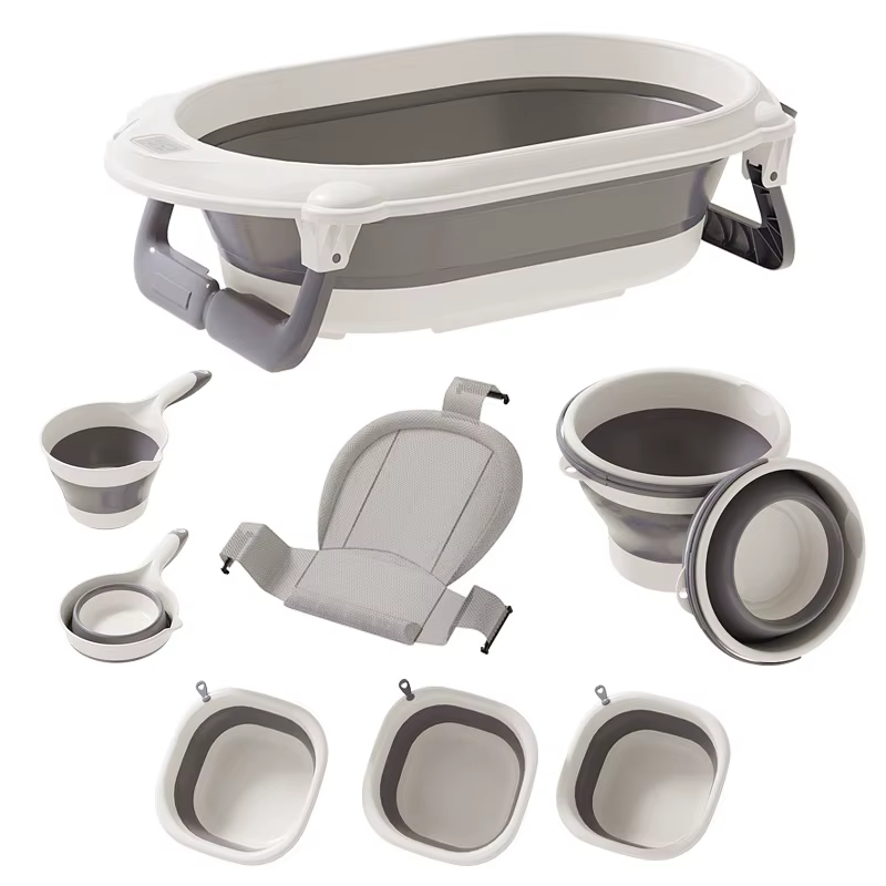 Accesorios incluidos en el juego de bañera plegable