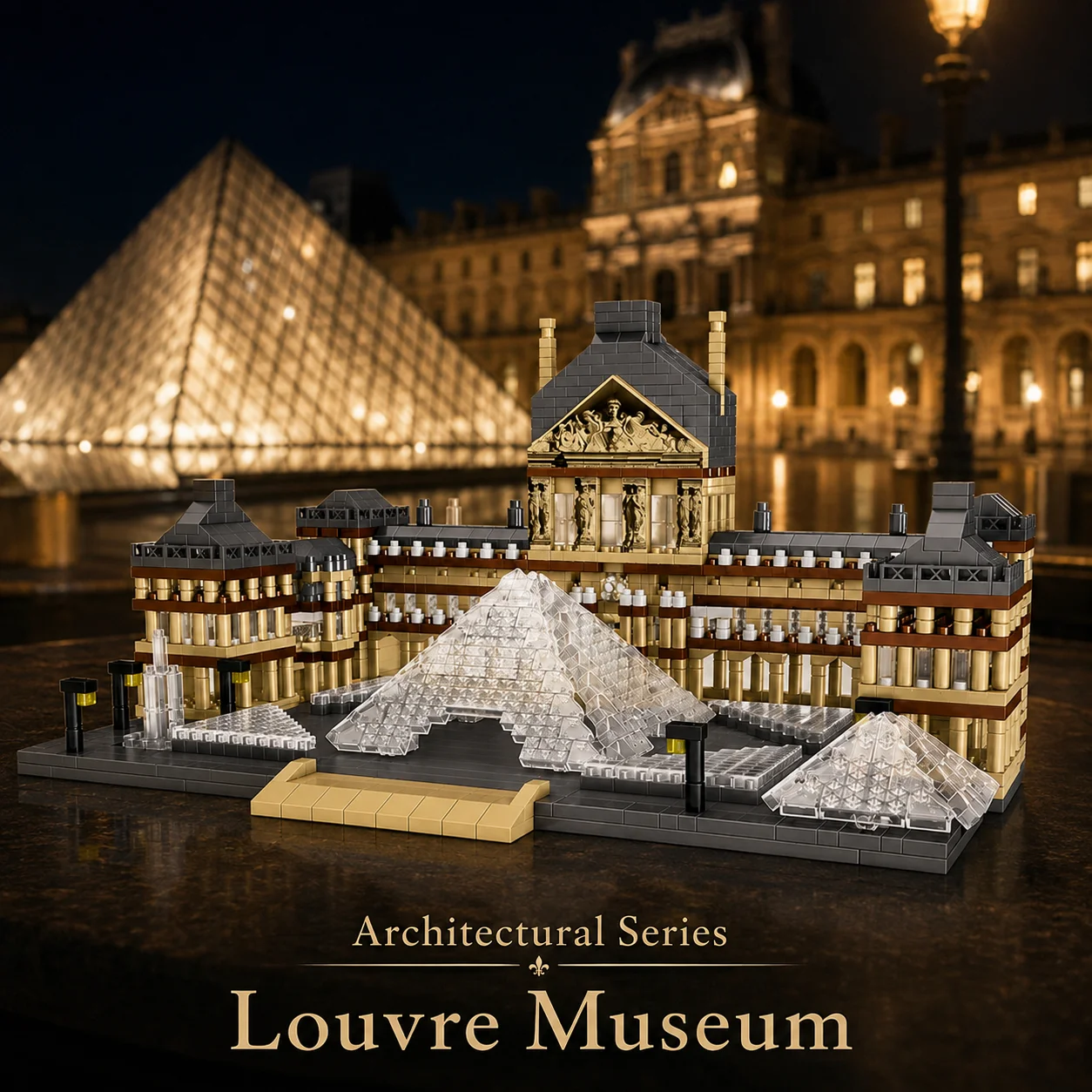 Bloques de construcción Louvre – Maqueta arquitectónica educativa - imagen 5