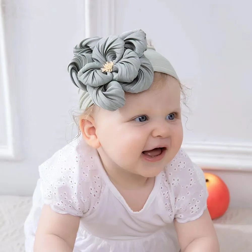 Diadema de nailon suave para bebé niña – Recién nacido - imagen 2