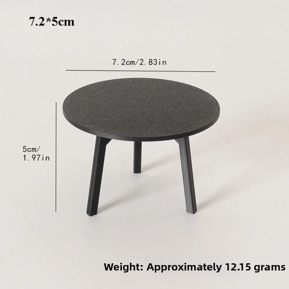 Mini silla casa de muñecas – mesa auxiliar lúdica moderna - imagen 5