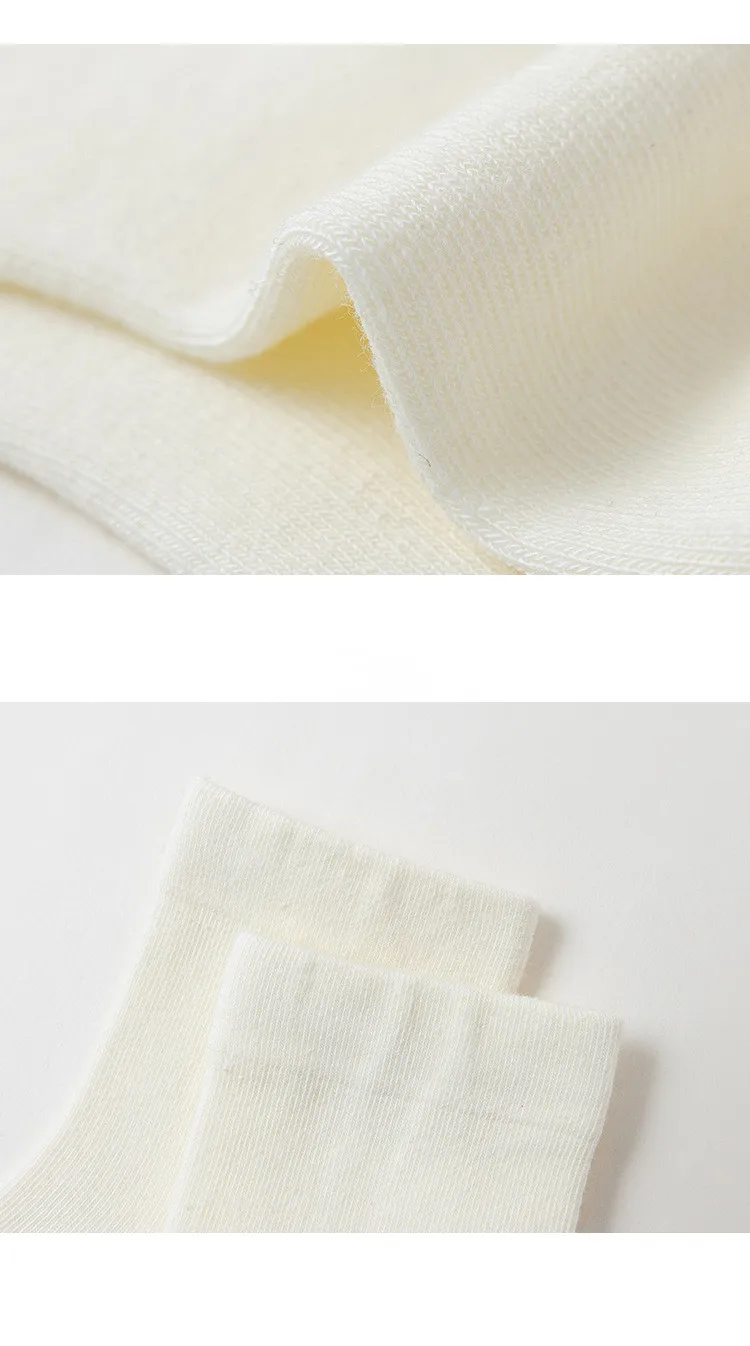 Calcetines de algodón orgánico para bebé – vista frontal