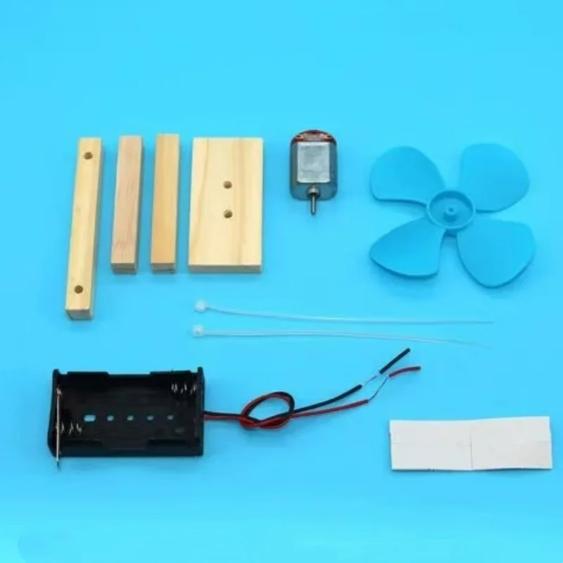 Kit DIY ventilador eléctrico para niños – Experimento de física - imagen 2