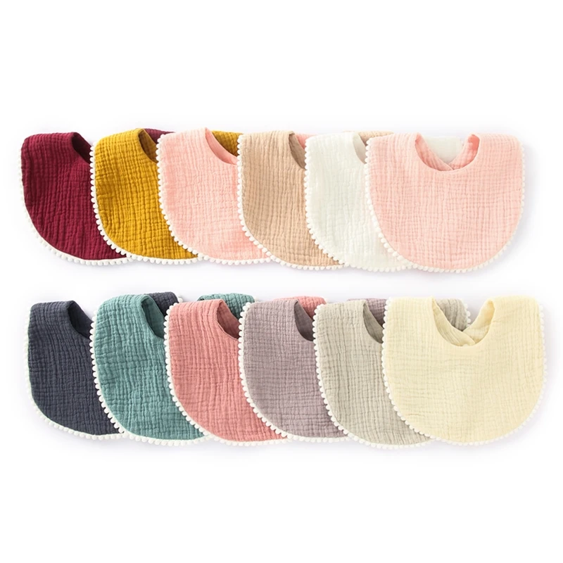 Babero bandana de algodón suave para recién nacido - imagen 3