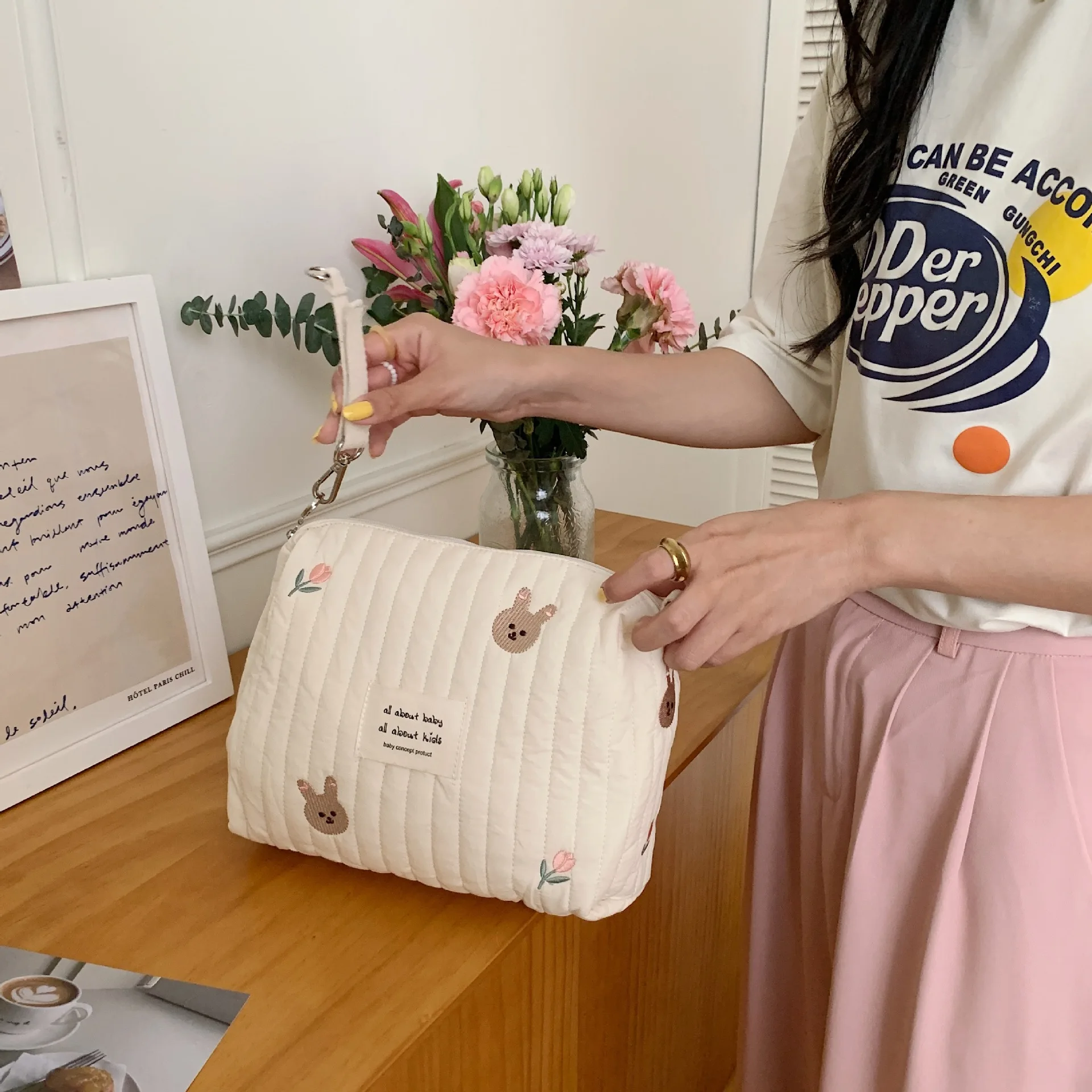 Ins Bolsa de pañales para cochecito – Organizador colgante - imagen 4