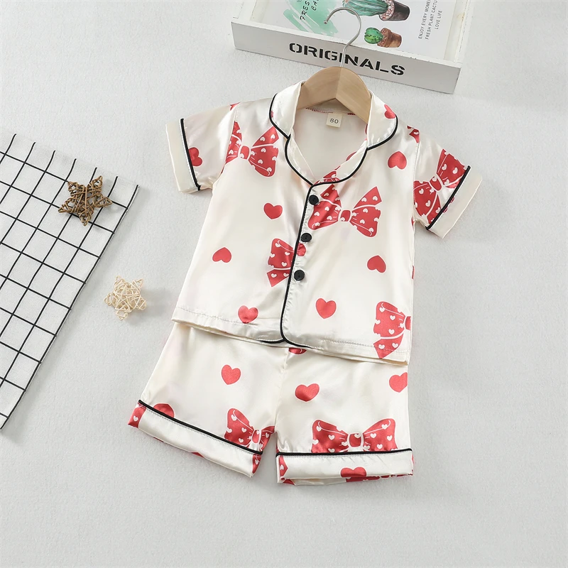 Conjunto de verano bebé niña – Camiseta y bermuda en algodón - imagen 5