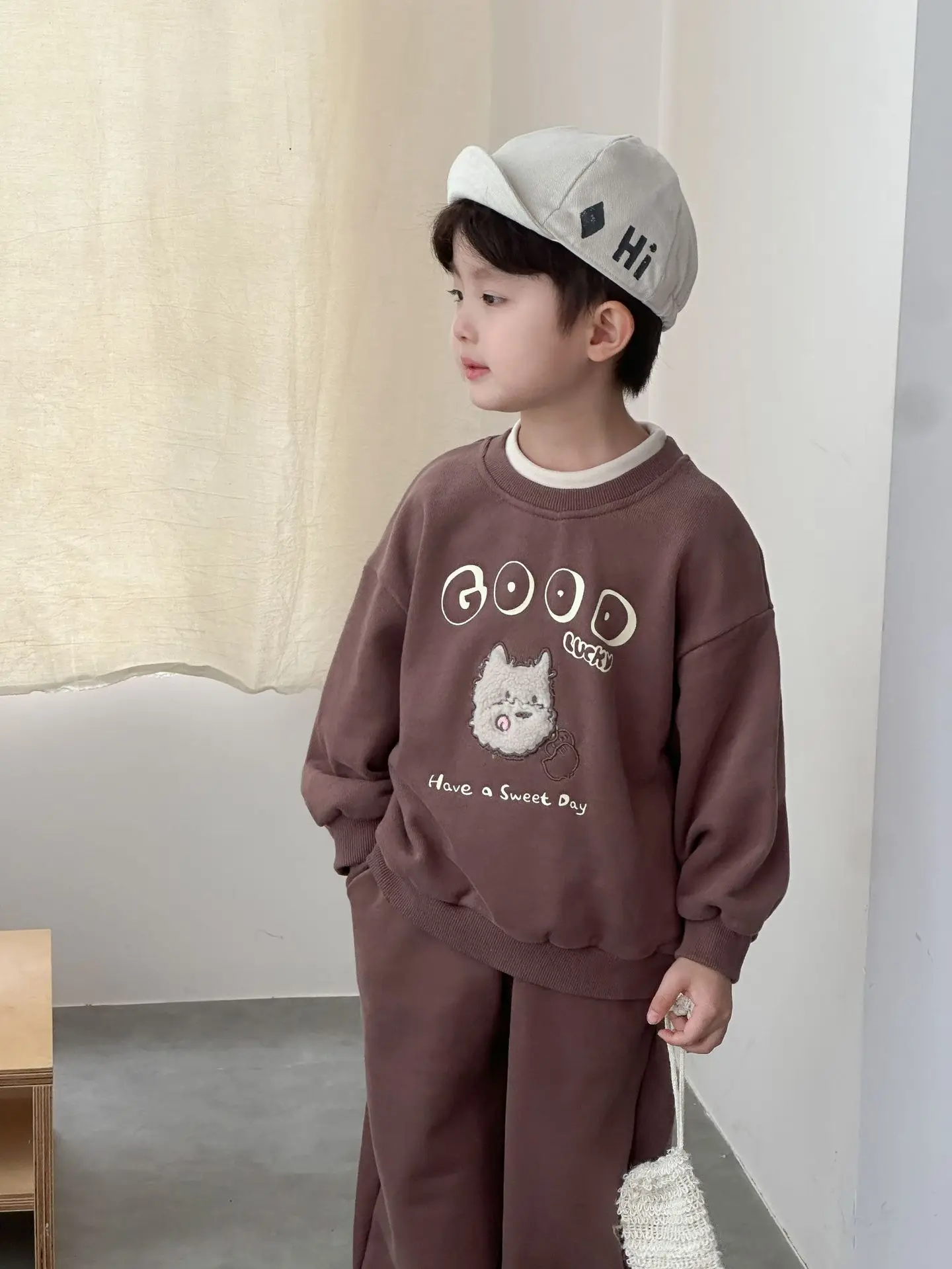 Conjunto otoño infantil: sudadera, jersey y pantalón de manga larga - imagen 5