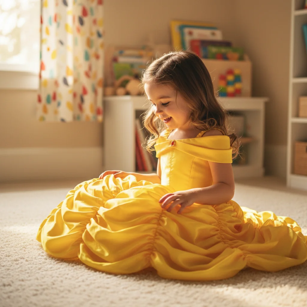 Vestido de satén con tirantes caídos para niñas: brillo en fiestas - imagen 4