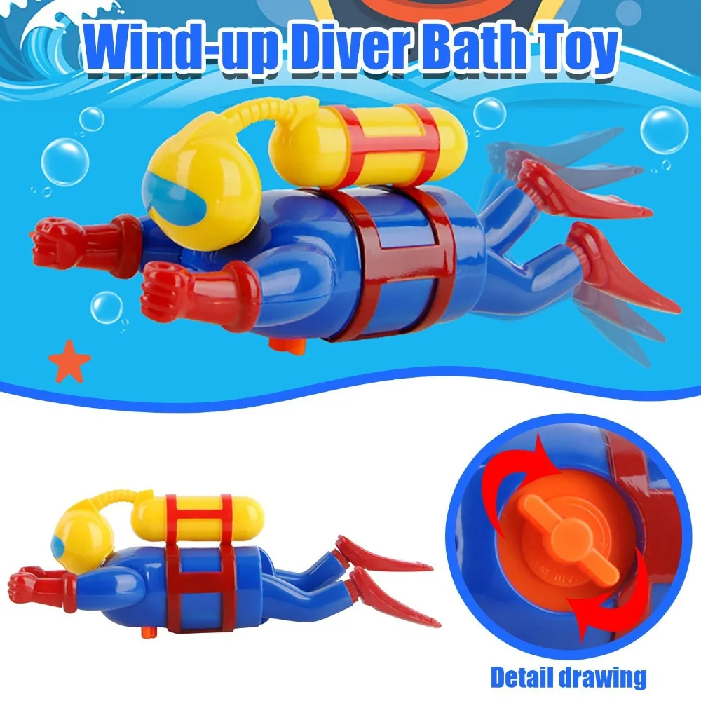 Juguete de baño submarino con cuerda y buceo para bebé - imagen 4