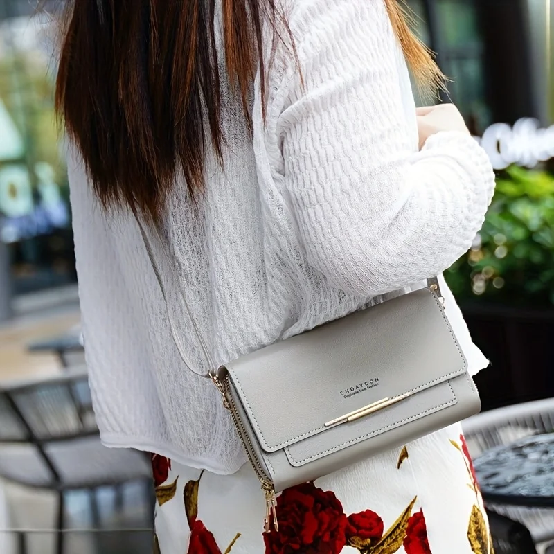Bolso cruzado de moda infantil con correa ajustable y protección RFID - imagen 3