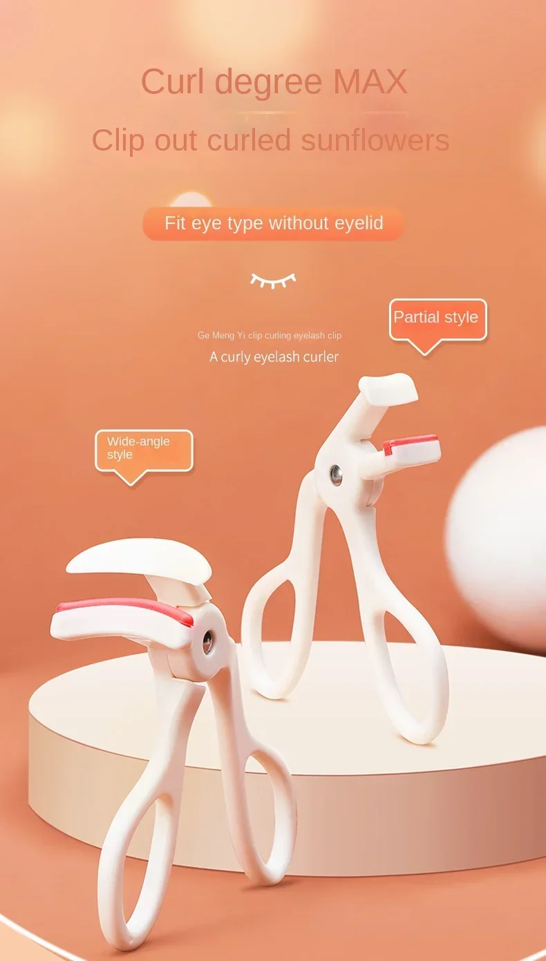 Recourbe-cils portátil con diseño adaptado