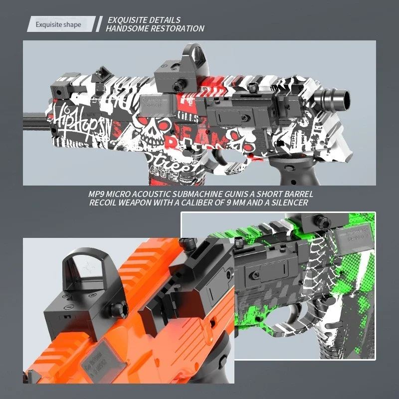 MP9 Pistola de dardos de espuma para niños - Juguete exterior - imagen 2