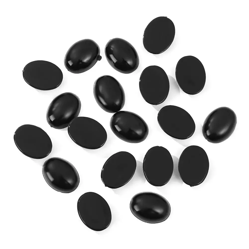 Ojos de seguridad para peluches y muñecos de tela en plástico negro - imagen 5