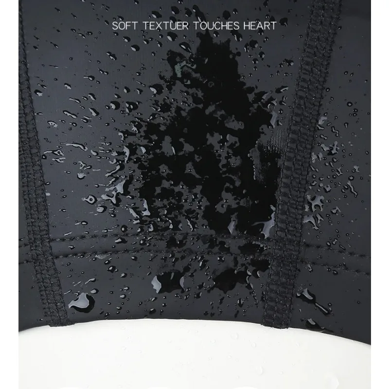 Gorro de natación impermeable de tela PU protege orejas largas - imagen 5