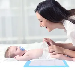 Almohadillas desechables para cambiar pañales, alta absorción